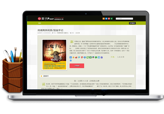 WordPress主题,栗子Book模板 ,多本小说阅读模板，已测试