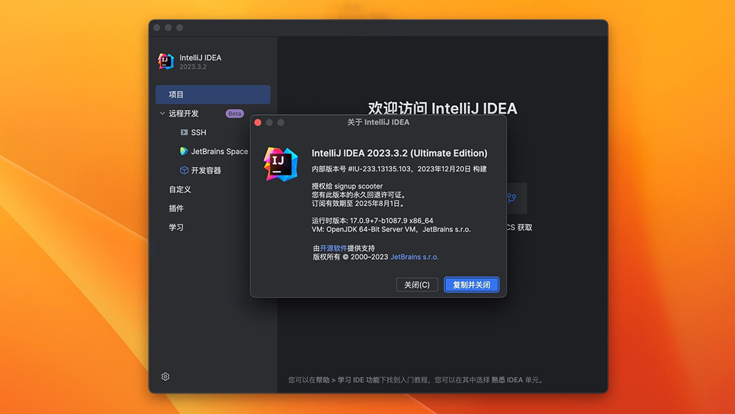 IntelliJ IDEA 2023 for Mac(Java语言开发集成环境) M版