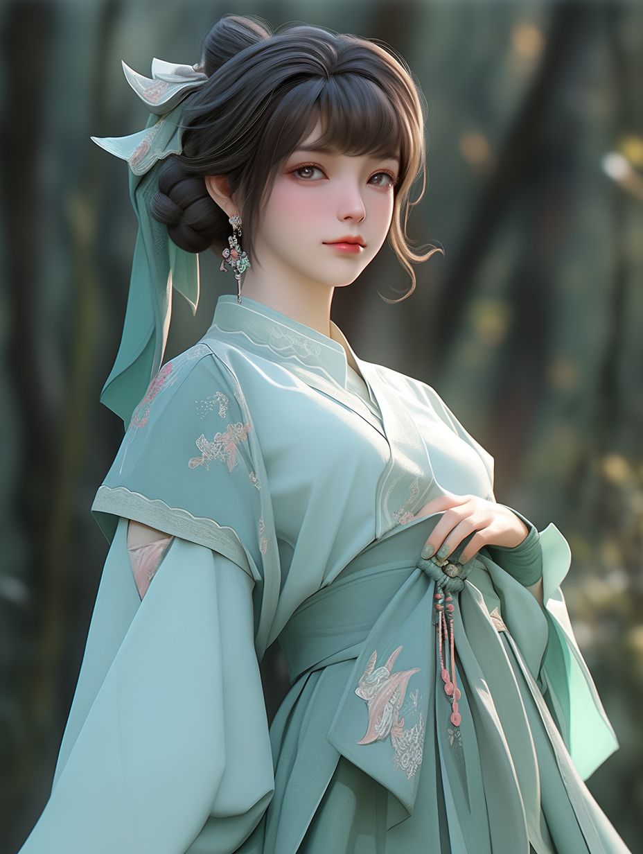 汉服女孩图片免费下载