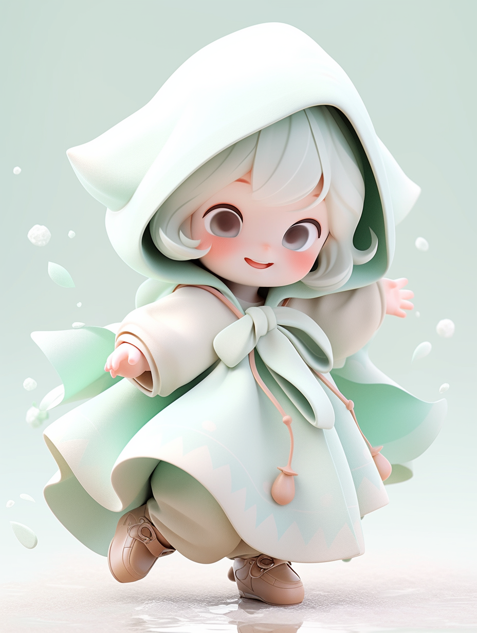 AI生成迪士尼风格小女孩图片免费下载