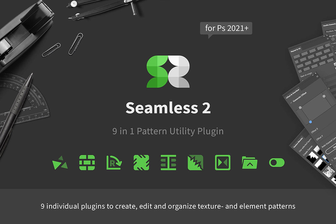 Seamless 2 v1.0.2 PS图案插件Win版