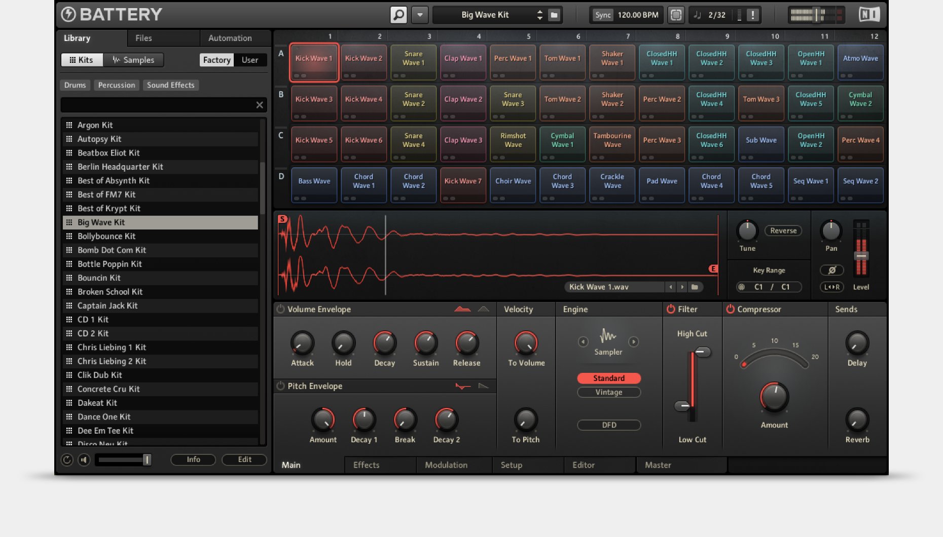 Battery 4 v4.3.0 + Library 1.0.25音乐制作采样器Win版