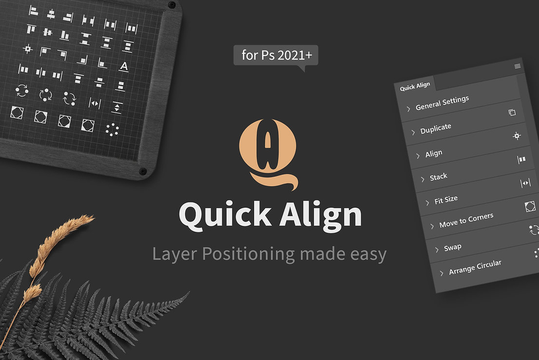 Quick Align v1.0.1 PS图层对齐插件Win版