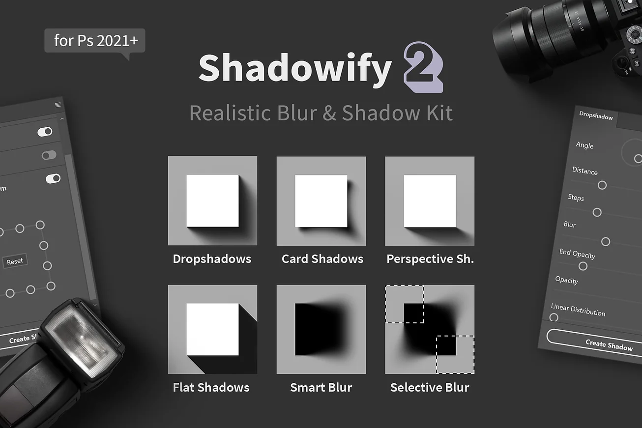 Shadowify 2 v1.0.1 PS模糊阴影套件插件Win版