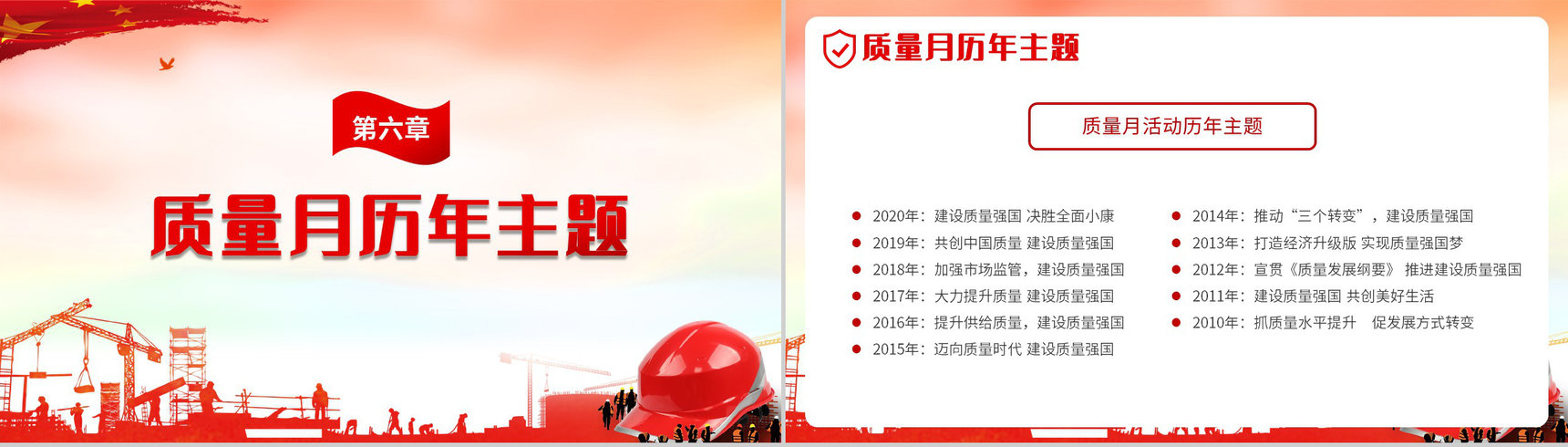 党政风全国质量月文案模版宣传生产安全教育PPT模板-12