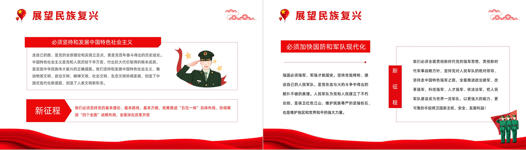 简约庆祝建党一百周年大会讲话精神解读百年知识学习教育培训PPT模板-4