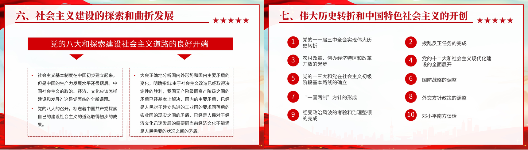 党员党史学习必读《中国共产党简史》专题讲座PPT模板-7
