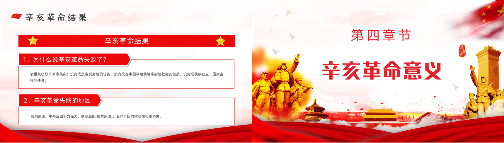 中国民主革命纪念活动辛亥革命110周年历史知识学习教育PPT模板-9