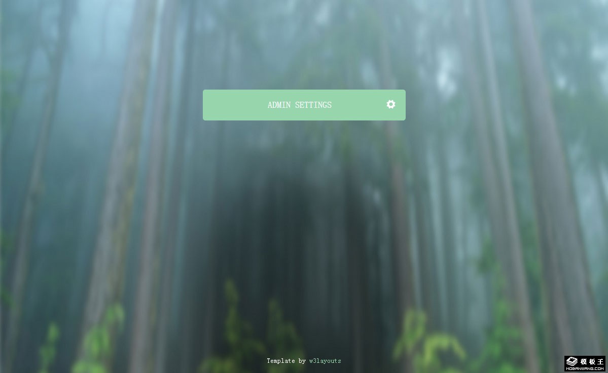 管理下拉菜单森林背景网页模板