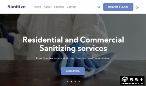 专业环境消杀公司响应式网页模板