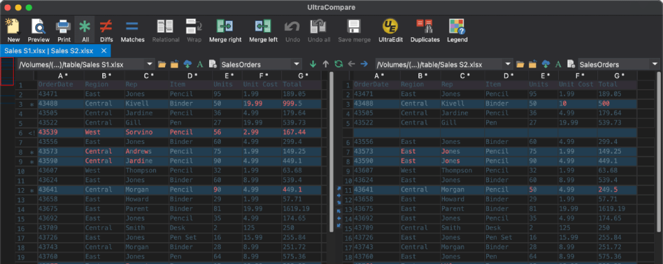 UltraCompare For Mac v24.0.0.19 文件比较工具