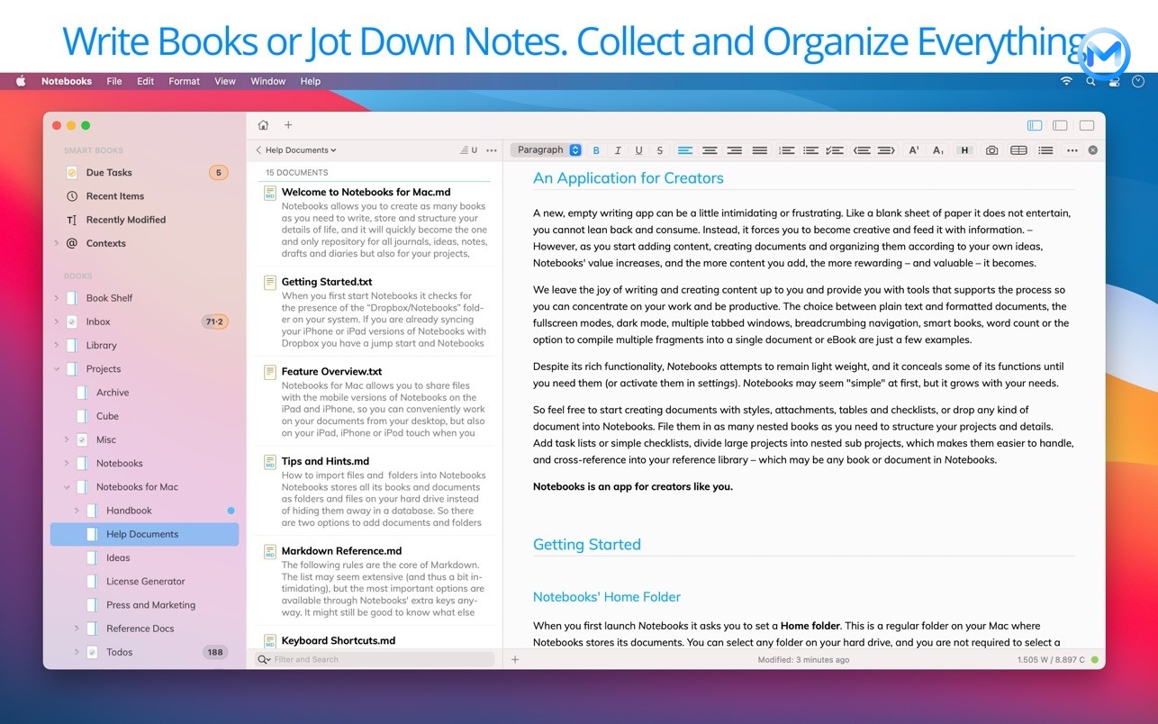 Notebooks For Mac v3.7.3 笔记本软件
