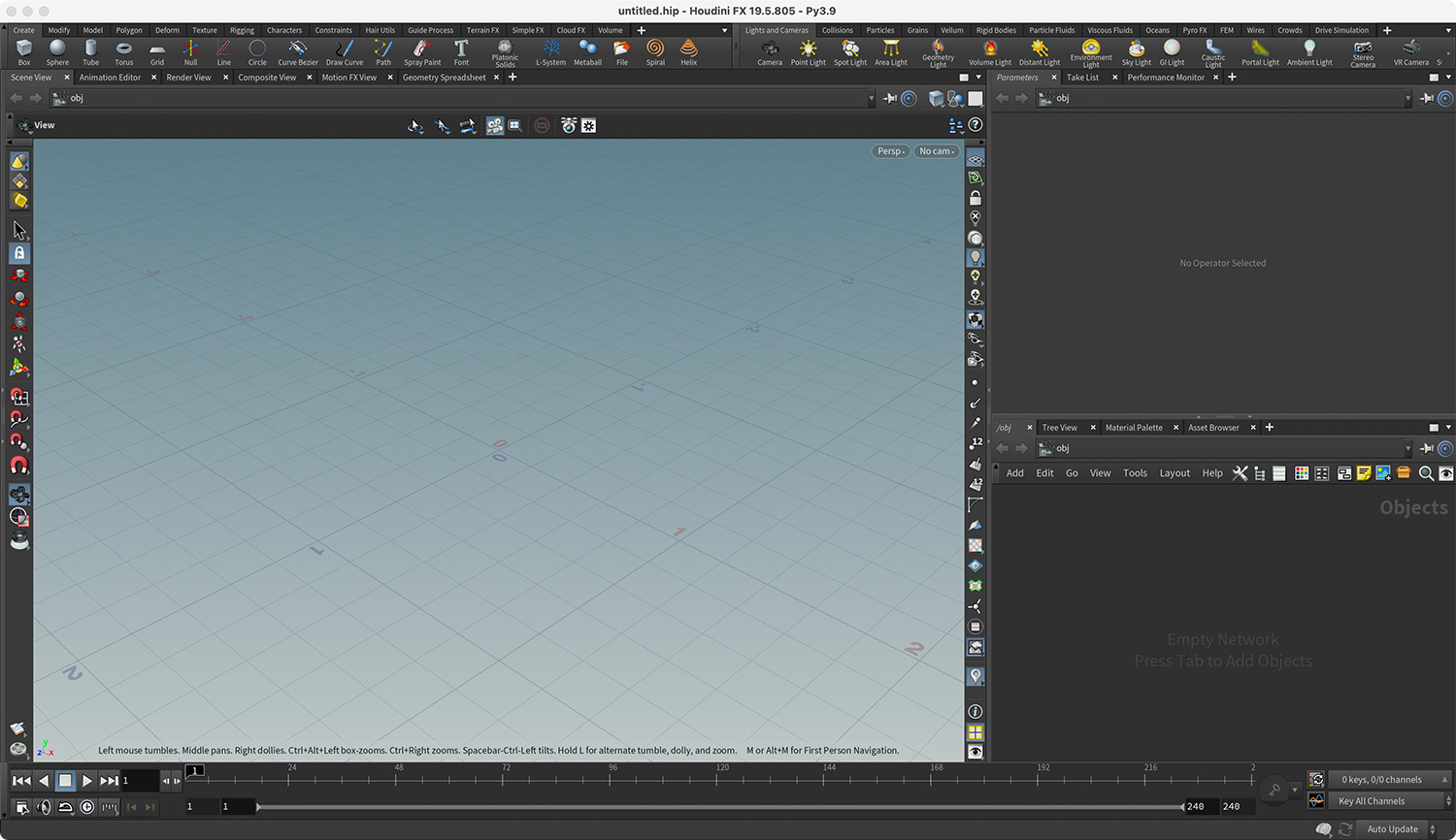 Houdini FX For Mac v19.5.805 3D影视特效渲染软件
