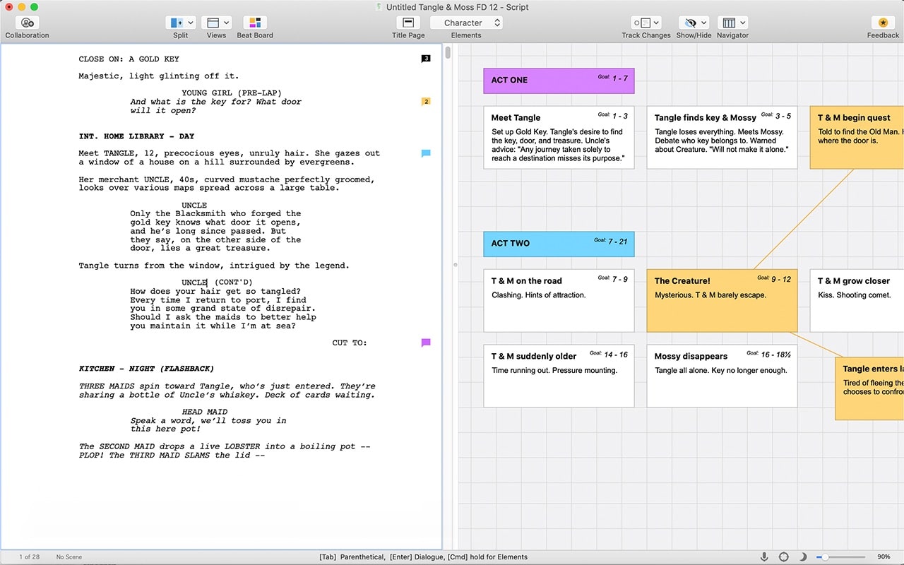 Final Draft 12 For Mac v12.0.10(111)剧本编辑创作软件