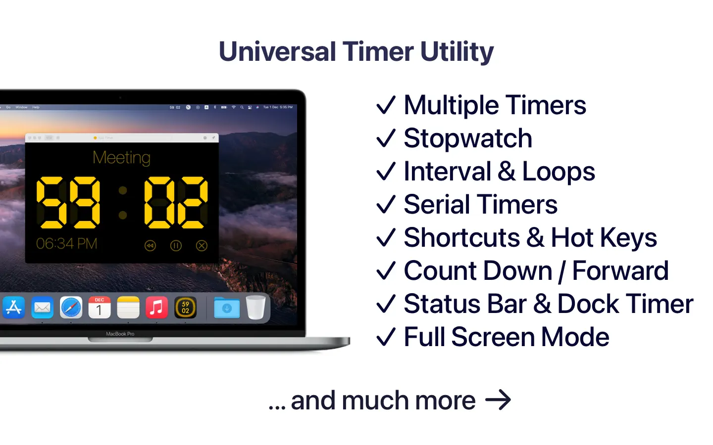 Timer RH Pro For Mac v3.2.0 时间定时器