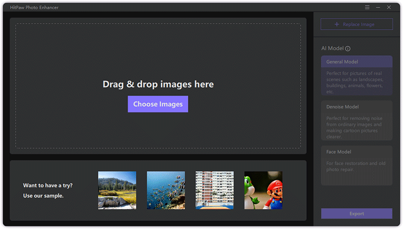 HitPaw Photo Enhancer For Mac v2.7.0 模糊图片老照片Ai一键修复软件中文版