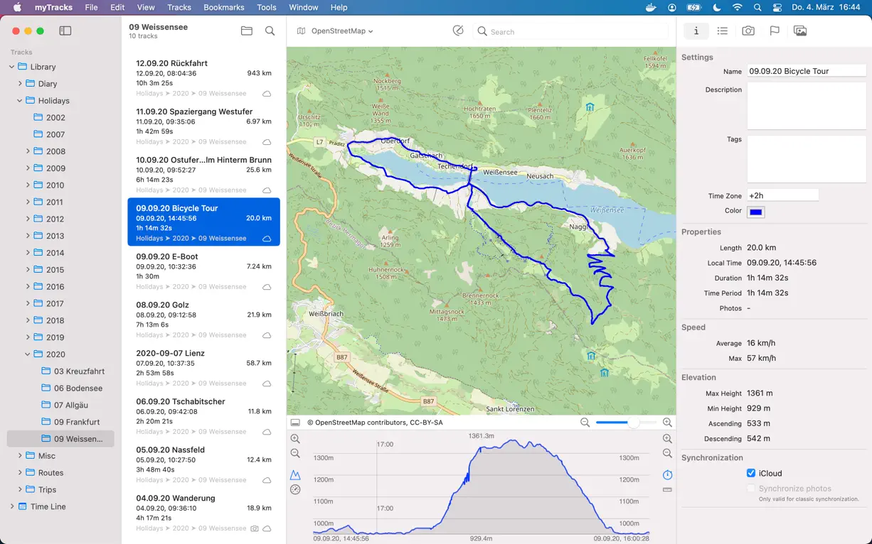 myTracks For Mac v4.4.2 GPS轨迹管理软件