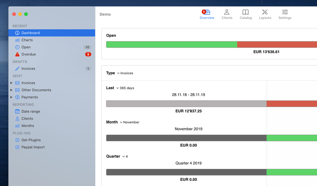GrandTotal For Mac v9.0.1 创建发票和报价单应用程序