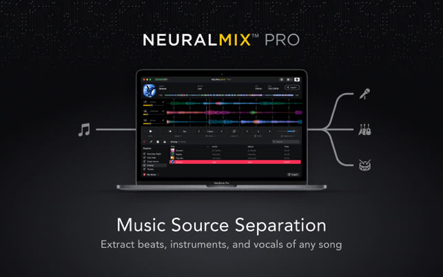 Neural Mix Pro For Mac v2.0.2 提取乐器和人声软件
