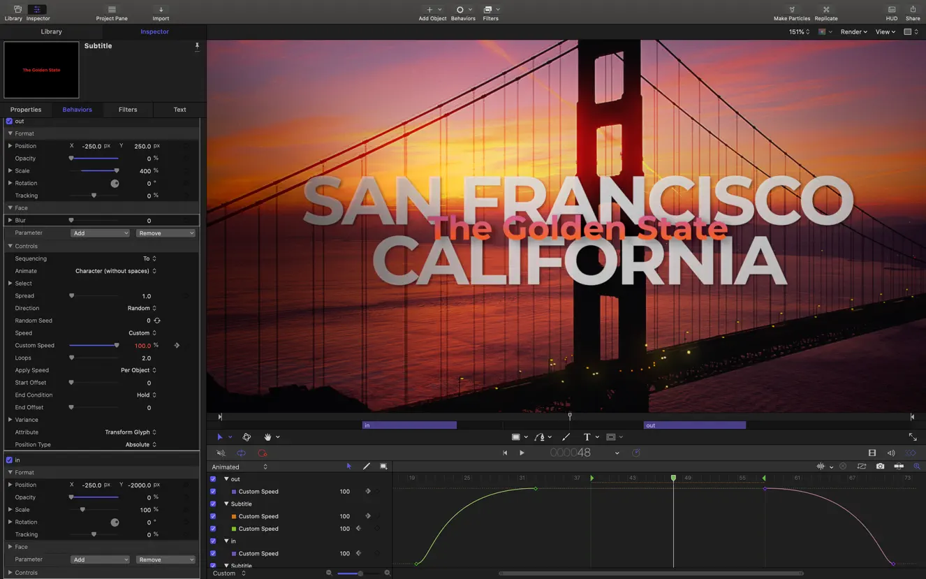 Motion 5.9.0 免激活版本FCP字幕效果转场软件