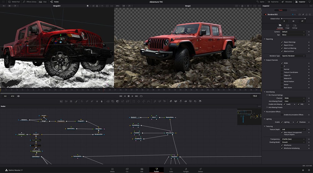 DaVinci Fusion Studio For Mac v19.1.3.5 视觉特效3D动画设计软件
