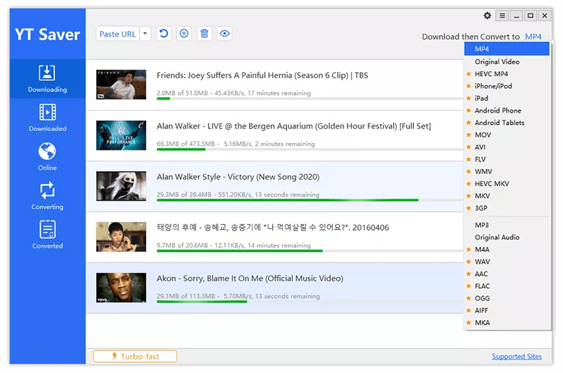 YT Saver Video Downloader & Converter For Mac v9.4.0 视频下载器中文版