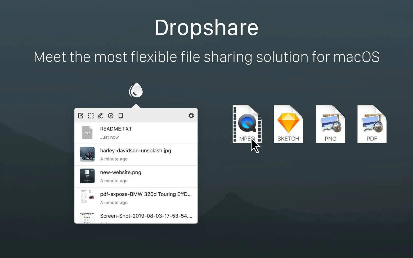 Dropshare For Mac v6.1.0 拖拽上传客户端