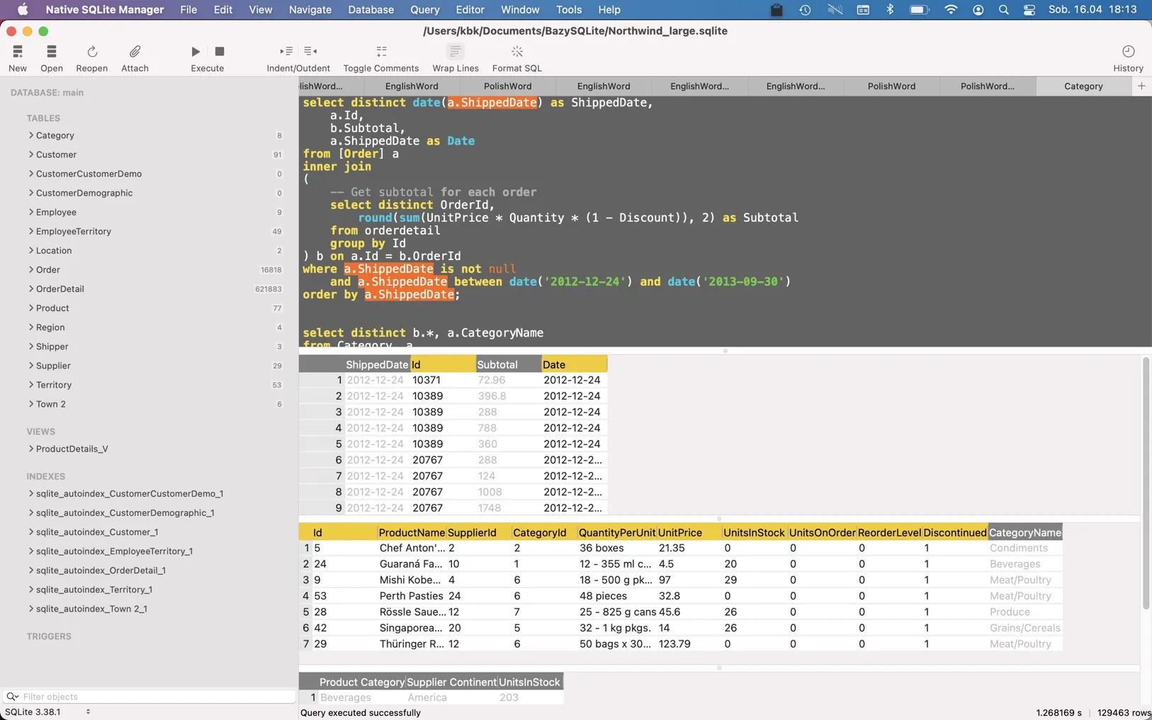 Native SQLite Manager For Mac v1.30.0 SQLite数据库管理工具