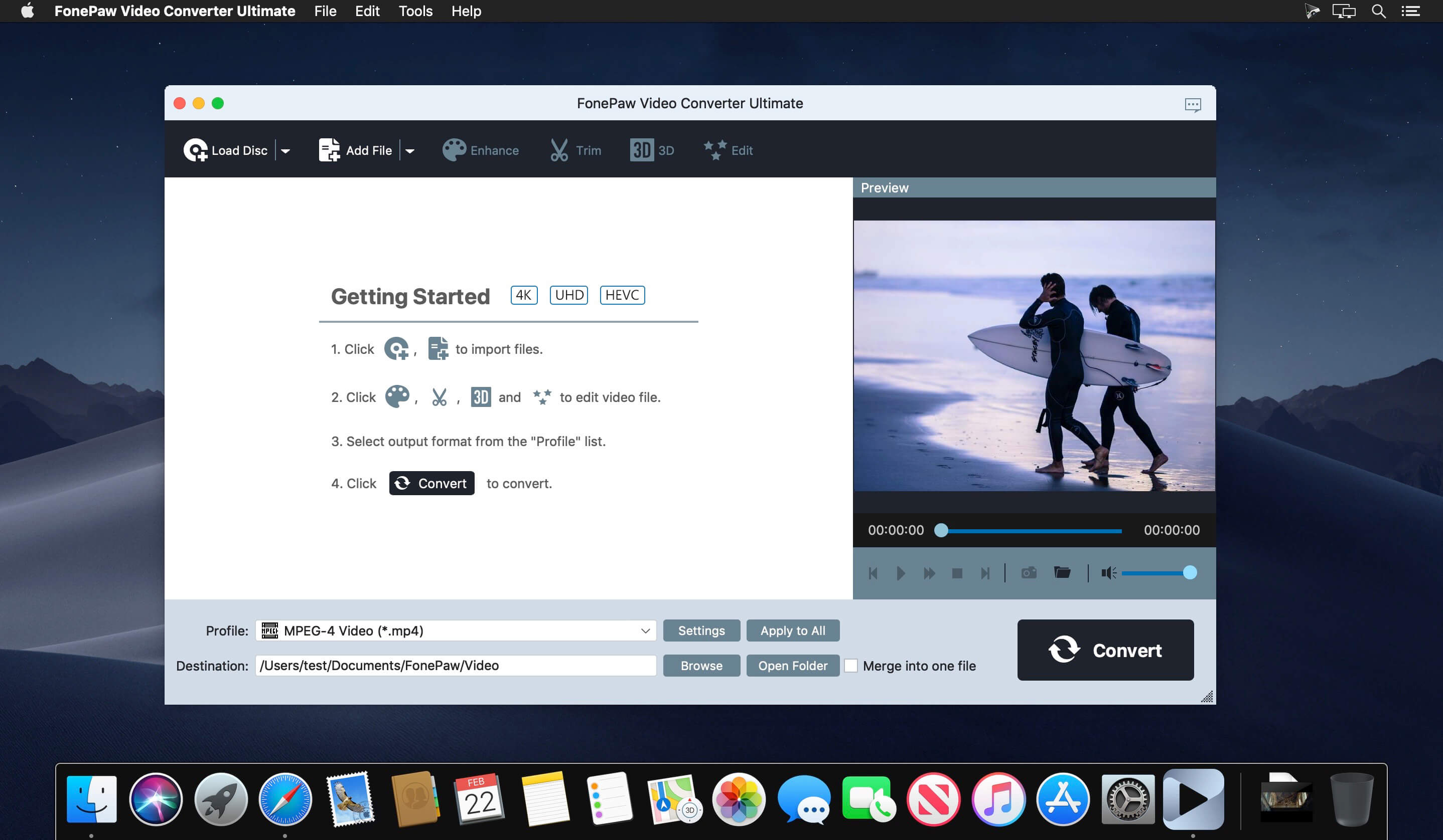 FonePaw Video Converter Ultimate For Mac v10.9.0.22360 全能视频转换播放器