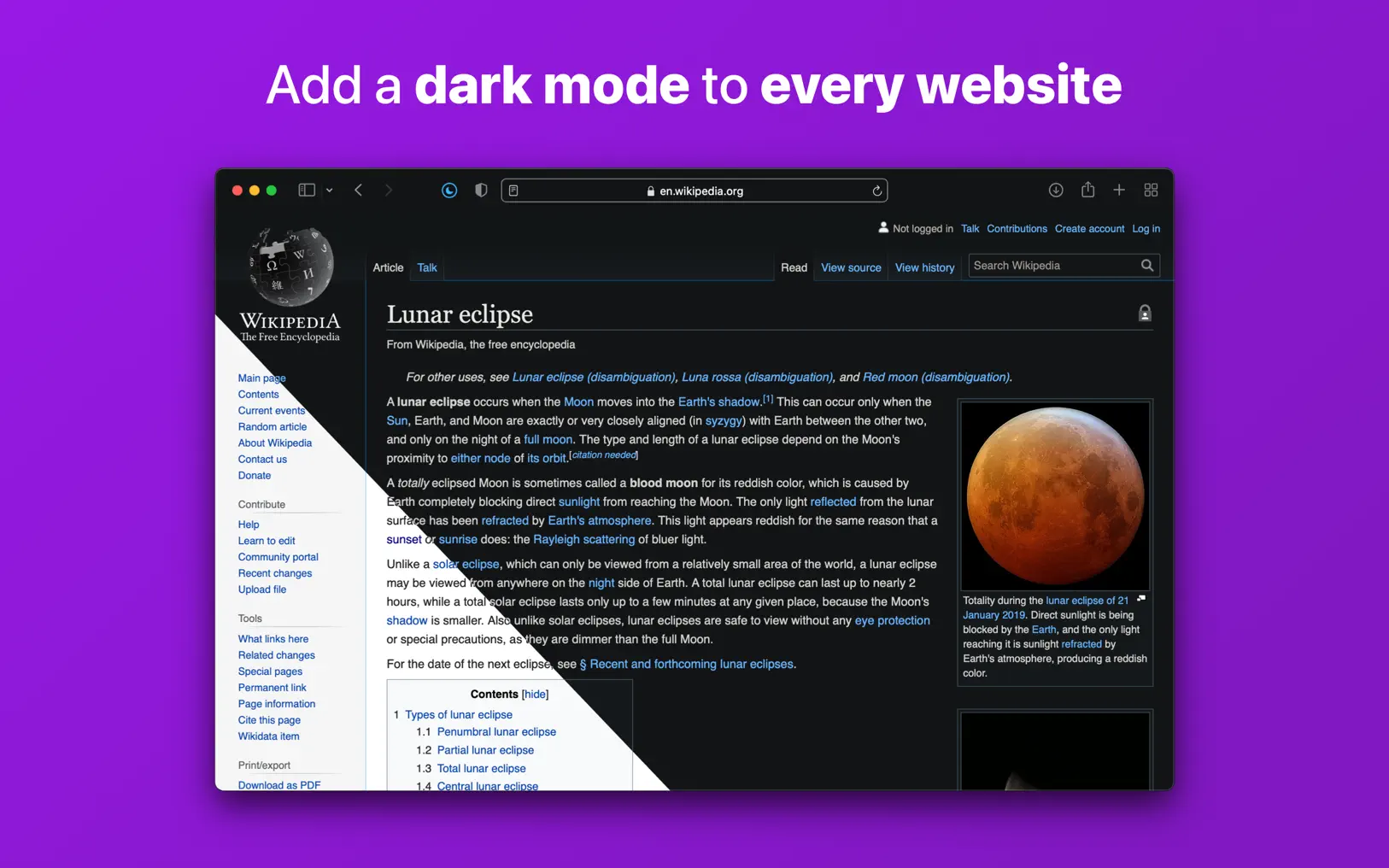 Noir For Mac v2023.2.6 Safari暗色模式扩展工具