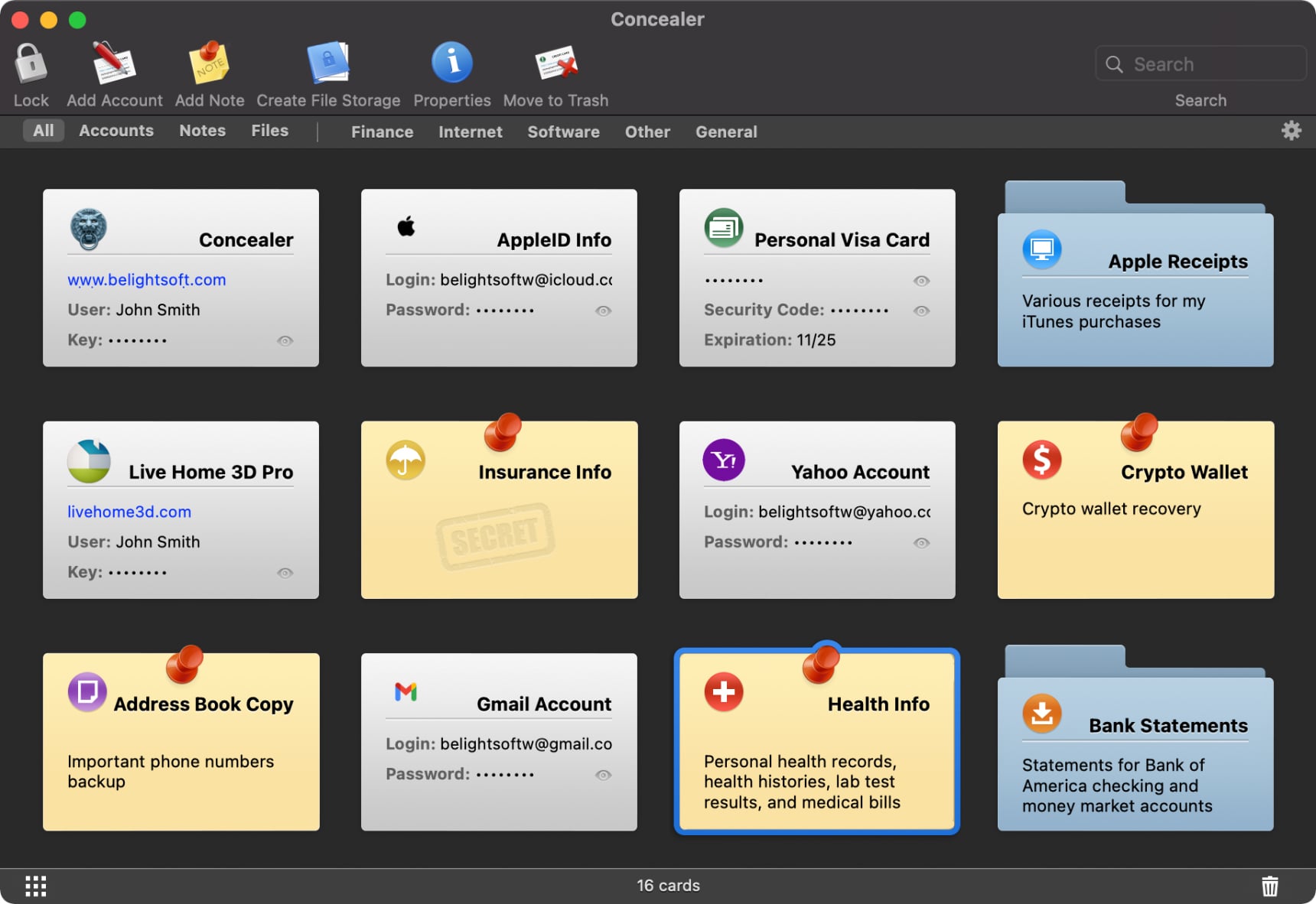 Concealer For Mac v1.3.7 Mac文件信息加密工具