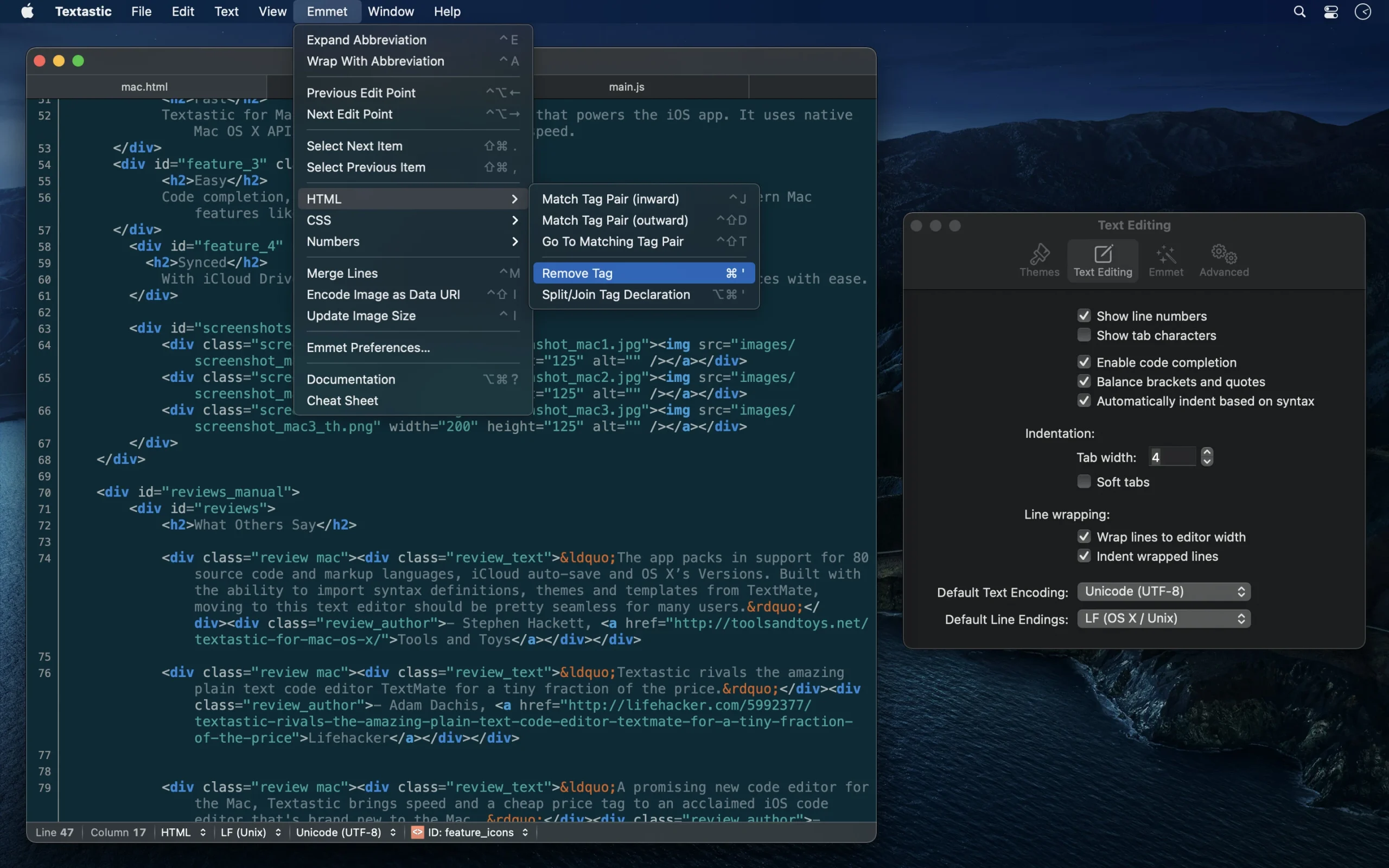 Textastic For Mac v5.0 文本代码编辑器