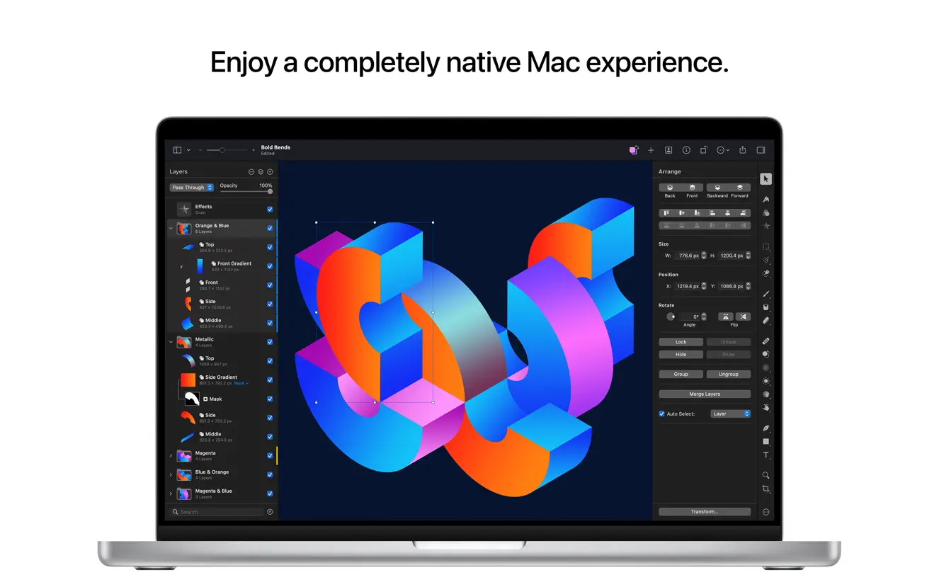 Pixelmator Pro For Mac v3.6.17 专业图像编辑中文版