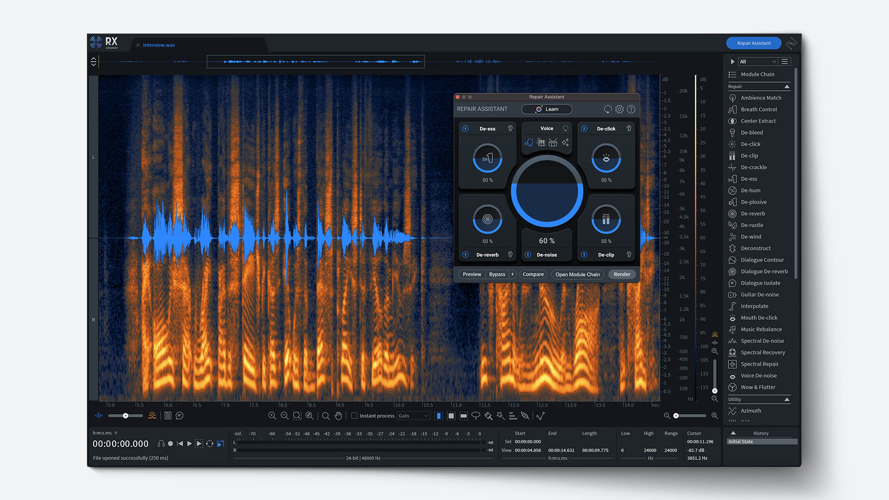iZotope RX 11 Audio Editor Advanced For Mac v11.2.0高级音频编辑器
