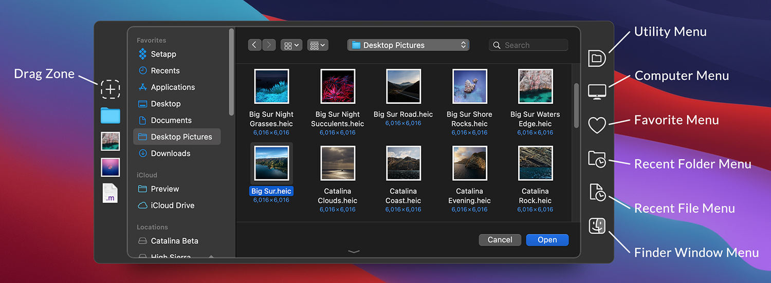 Default Folder X For Mac v6.1.5 Finder增强软件
