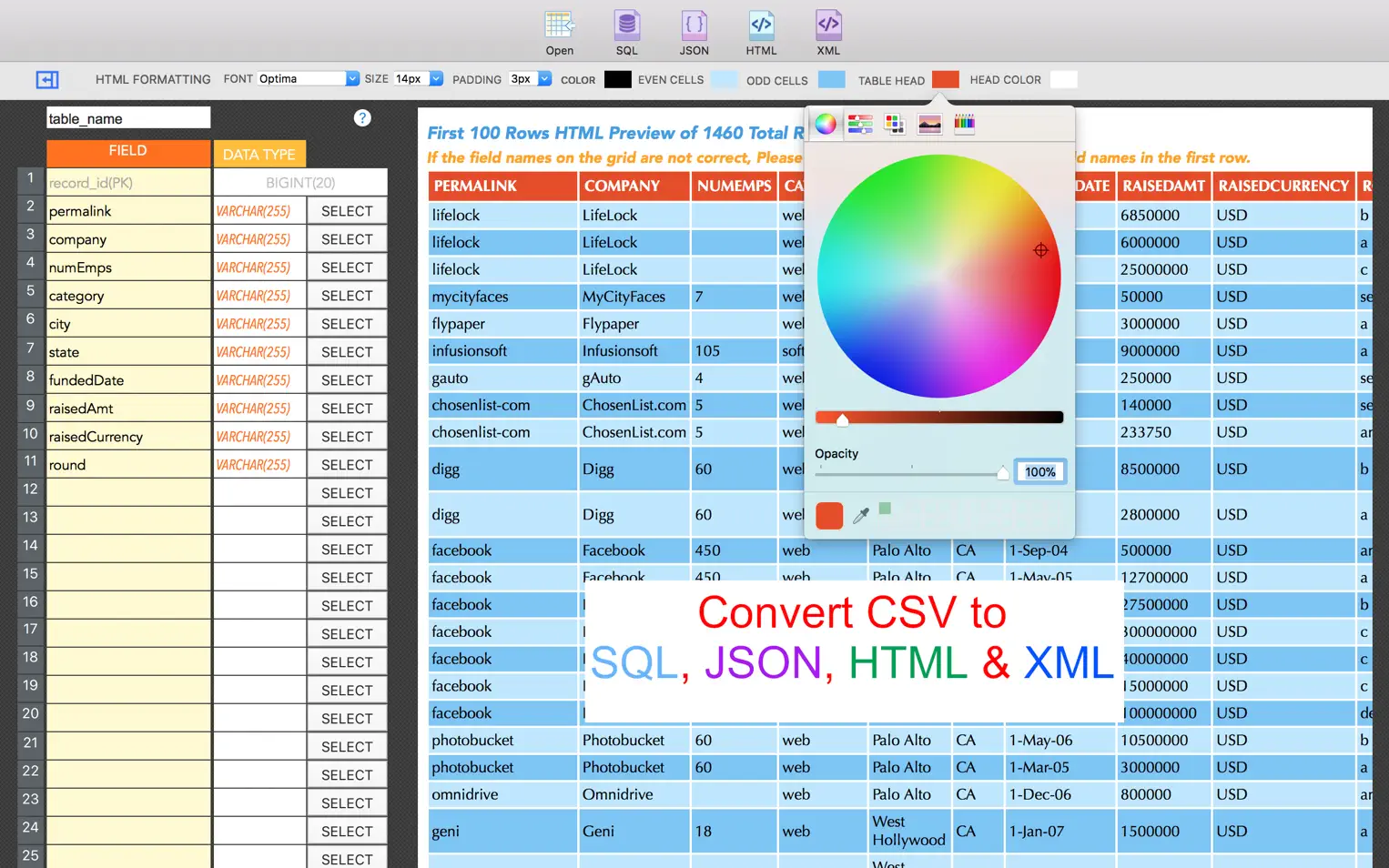 CSV Converter Pro for Mac v2.4 CSV文件编辑转换工具