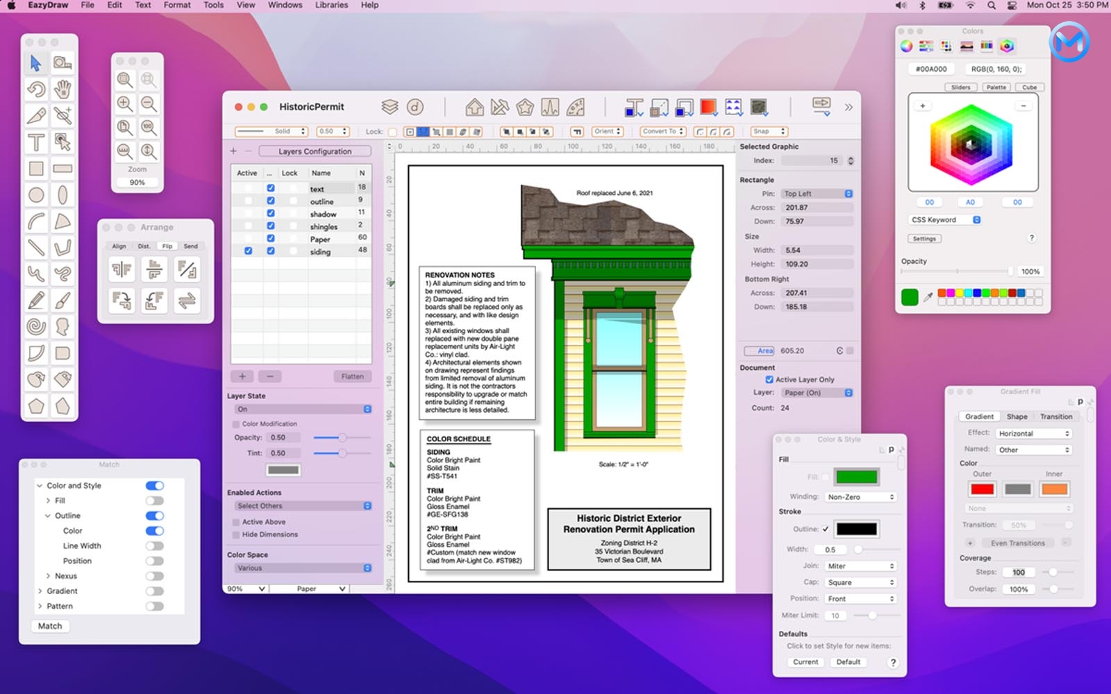 EazyDraw For Mac v11.10.1 制图软件中文版