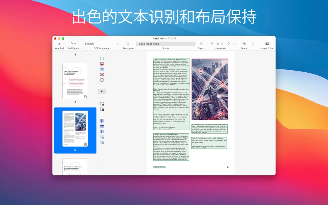 ABBYY FineReader PDF For Mac v15.2.14 OCR转换器中文版