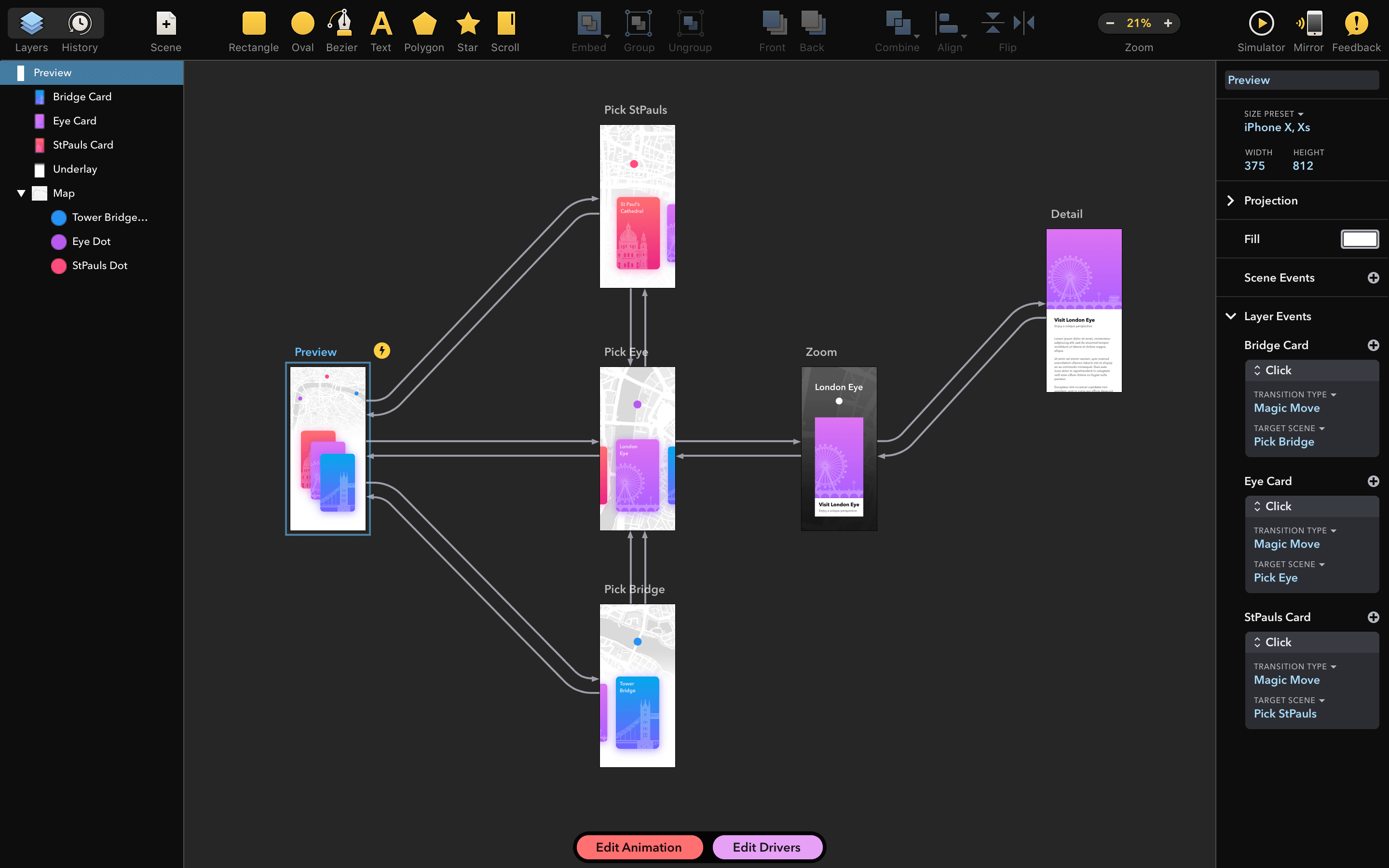 Drama For Mac v2.1.3 产品原型设计动画软件