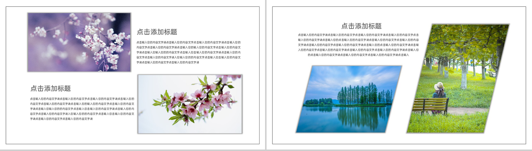 精美简约风个人毕业作品集作品展示PPT模板下载-4