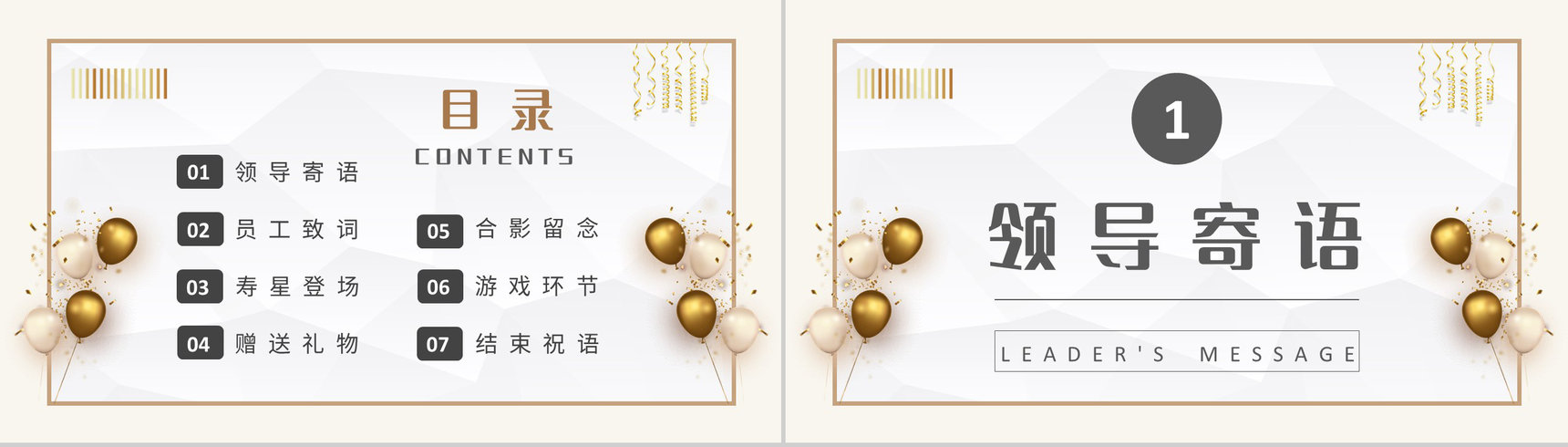 公司员工创意生日会活动方案策划生日纪念电子相册通用PPT模板-2