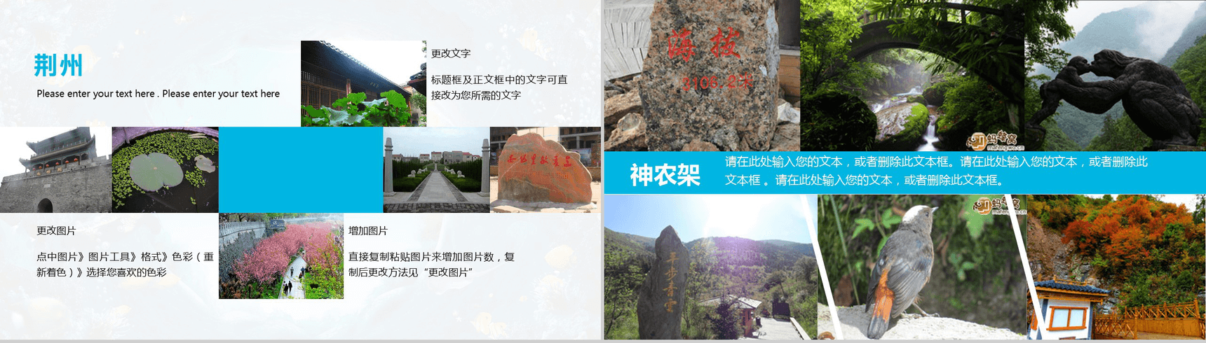 海底世界暑假去哪儿度假旅行相册日记ppt模板-8