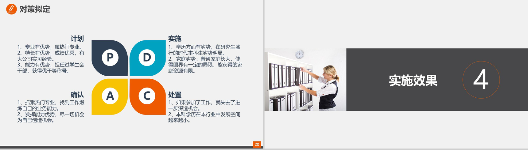 简约品管圈成果汇报医疗医药医学工作汇报总结PPT模板-11
