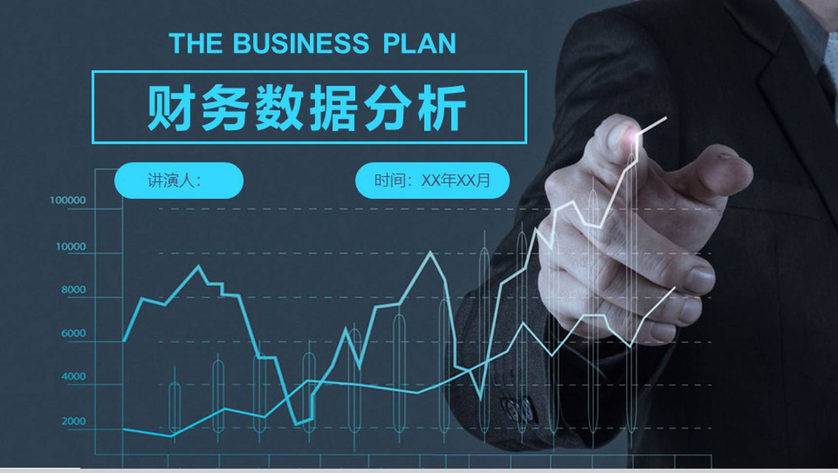 财务数据分析报告年终工作总结PPT模板