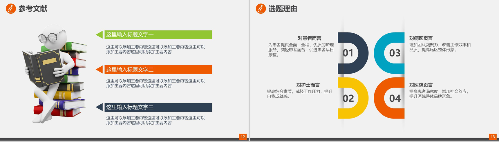 简约品管圈成果汇报医疗医药医学工作汇报总结PPT模板-7