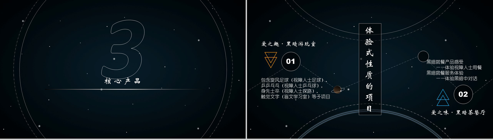 黑色创意个性活动策划公司简介动态PPT模板-8