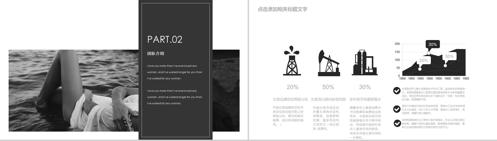 高端大气杂志风时尚服装行业工作总结汇报PPT模板-5
