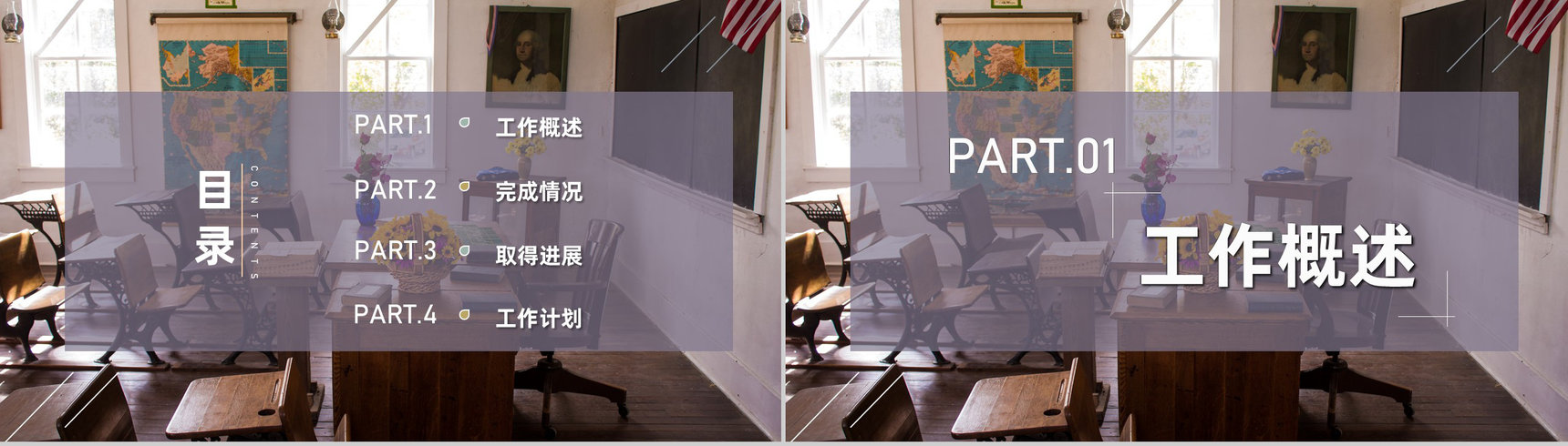 学校后勤部门生活老师工作总结幼儿园教师周工作汇报PPT模板-2