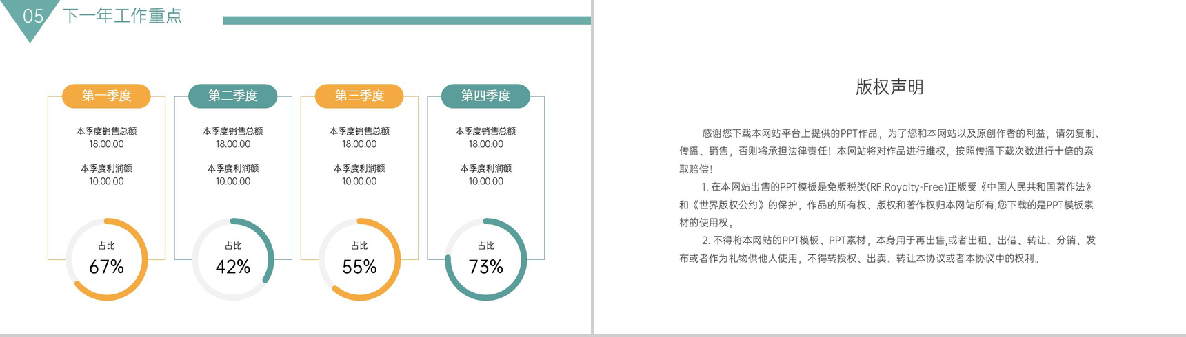 绿色简约仓库部门工作报告年终总结计划制定PPT模板-13