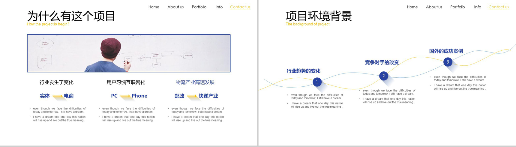 互联网科技商务汇报演示PPT模板-5